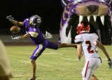 Lemoore wide receiver Steven Wilhite catches a pass in Friday's victory over Chowchilla. The Tigers will play Tulare Western Thursday night in Bob Mathias Stadium.